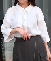 ダブルジップブラウス