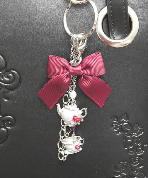 ティータイムリボンチャーム