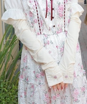 巻バラビジューＵＶロング手袋