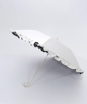 軽量フリルＵＶ折りたたみ傘