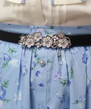 ネモフィラモチーフ細ベルト