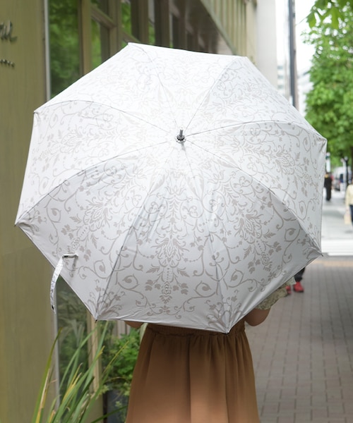 ダマスク柄晴雨兼用ショート傘｜アクシーズファムの通販｜&mall