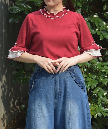 接触冷感チュールメロープルオーバー