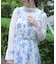 紫陽花プリントシアーインナー