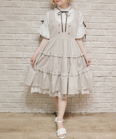 姫袖風ドッキングワンピース