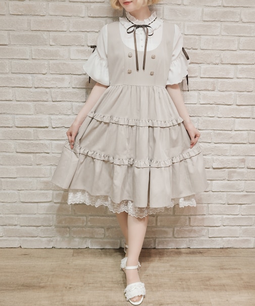 姫袖風ドッキングワンピース