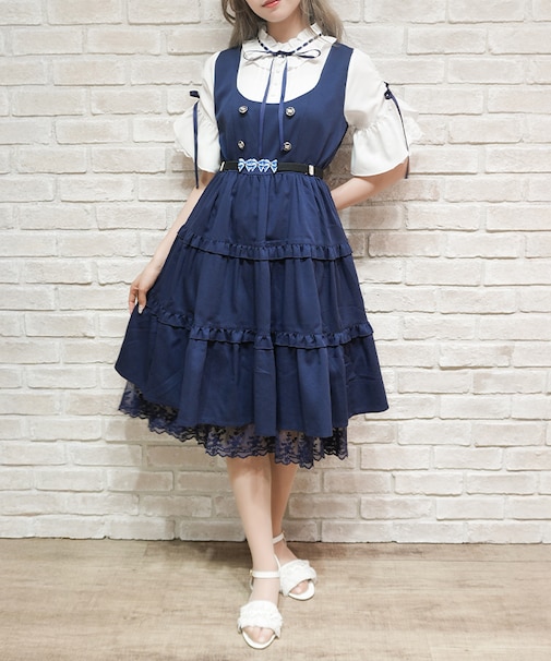 姫袖風ドッキングワンピース