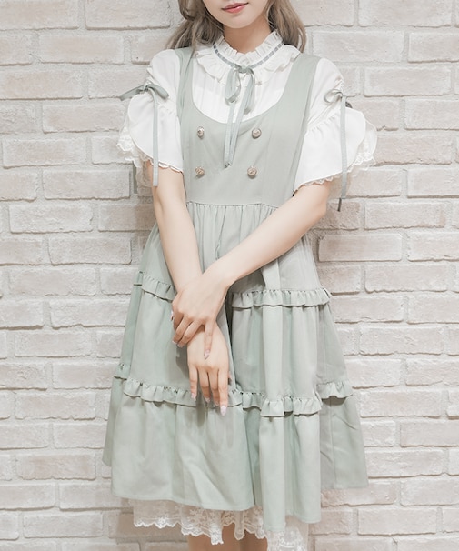 姫袖風ドッキングワンピース