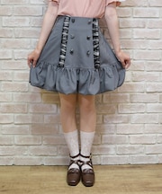 ハイウエストバルーンミニスカート