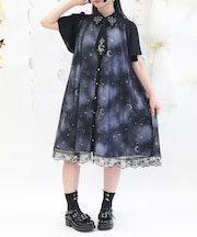 ルミナスムーン柄ワンピース