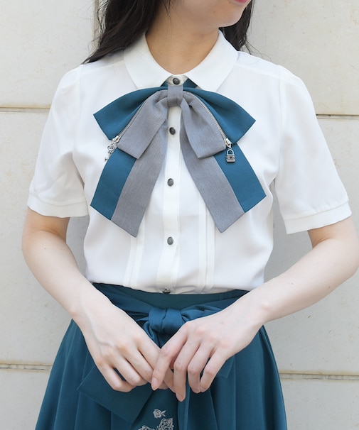 鍵×錠前モチーフリボンＢＬ
