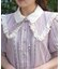 ストライプセーラー付け衿