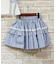 ストライプ柄スカパン