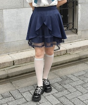 チュール重ねスカパン