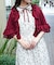 ラッフルフリルシフォンケープ