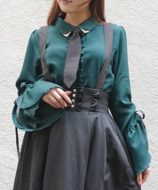 ネクタイ付フレアスリーブＢＬ