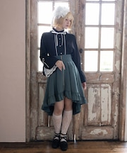 フィッシュテールジップスカート