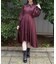 Ｗ釦フィッシュテールワンピース