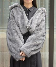 ミックスファーコート