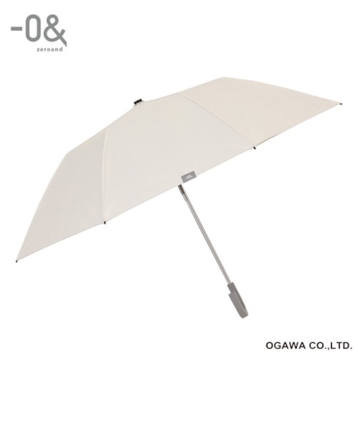 日傘 折りたたみ傘 メンズ レディース 遮熱 遮光 UVカット 99%以上 ジャンプミニ 50cm 8本骨 -0& ゼロアンド ホワイト ジャンプ式 晴雨兼用日傘 裏側黒コーティング 裏側黒コーティング はっ水 シリコンの手元 52875