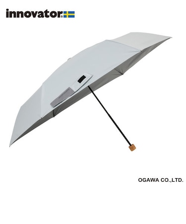 innovator晴雨兼用折りたたみ日傘【ワイド/ペールブルー】