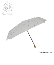 tenoe（テノエ） NATURALの雨晴兼用折りたたみ雨傘【ふわふわの旅人】