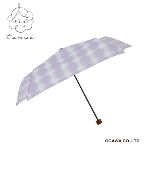 tenoe（テノエ） CASUALの雨晴兼用折りたたみ雨傘【うとうとな昼下がり】