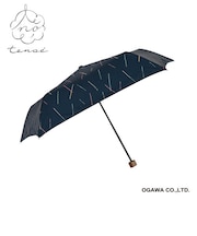 tenoe（テノエ） CASUALの雨晴兼用自動開閉折りたたみ雨傘【ひざしのシャワー】
