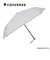 CONVERSE 晴雨兼用日傘 軽量折りたたみ傘 メンズ レディース UVカット率＆遮光率99%以上 遮熱効果付き 軽量コンパクト 145g 50cm 5本骨 はっ水 バック型共袋付き 裏面コーティング ＷＨ×ＧＲ 20207