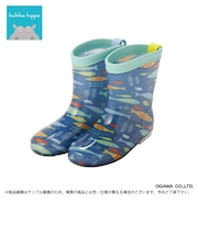 kukka hippoのキッズレインブーツMサイズ/17cm【おさかな】