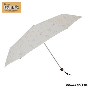 PEANUTS/One'sPlusのポーチ型折りたたみ雨傘【スヌーピー/ダッシュ】