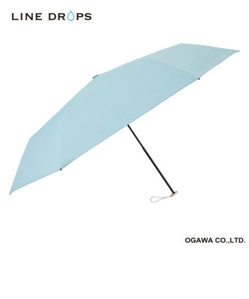 LINEDROPS 晴雨兼用日傘 手開き折りたたみ傘 レディース メンズ キッズ UVカット率＆遮光率99%以上 遮熱効果付き 軽量 191g 55cm 6本骨 ラインドロップス Soap bubble はっ水 携帯しやすい 持ち運び便利 安全手開き 57186