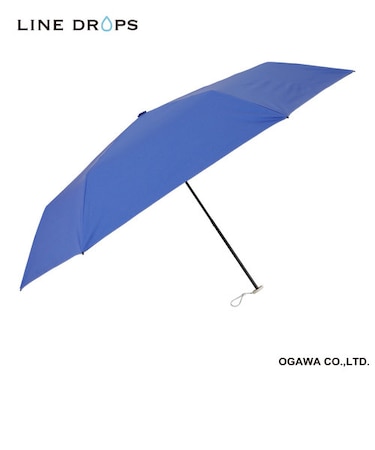 LINEDROPS 晴雨兼用日傘 手開き折りたたみ傘 レディース メンズ キッズ UVカット率＆遮光率99%以上 遮熱効果付き 軽量 191g 55cm 6本骨 ラインドロップス Hyacinth はっ水 携帯しやすい 持ち運び便利 安全手開き 57188
