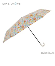 ｷｯｽﾞ晴雨兼用55cm　折傘　ﾌﾟﾘﾝﾄ/フルーツ