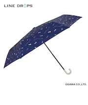 ｷｯｽﾞ晴雨兼用55cm　折傘　ﾌﾟﾘﾝﾄ/コスメ