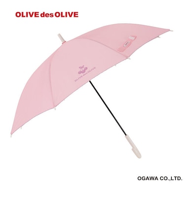 OLIVE des OLIVE キッズ傘【長傘】58cmピンク