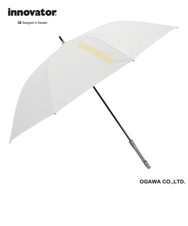 innovator　晴雨兼用【長傘】　65cm　ホワイト×イエロー