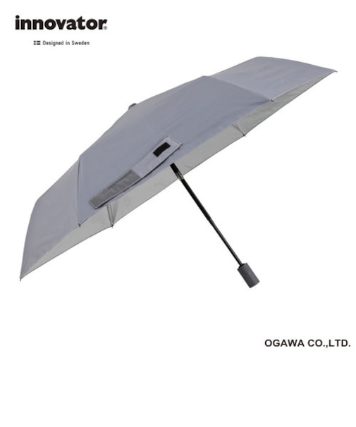 innovator　晴雨兼用【自動開閉傘】　55cm　ダークグレー