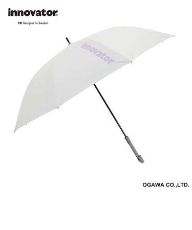 innovator　晴雨兼用【長傘】　65cm　ホワイト×パープル