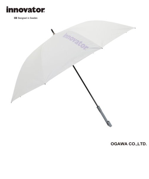 innovator　晴雨兼用【長傘】　65cm　ホワイト×パープル