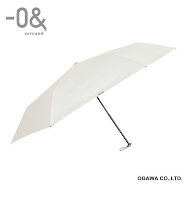 セロボーダー　晴雨兼用日傘　軽量ﾜｲﾄﾞ折傘　60㎝　コットンホワイト