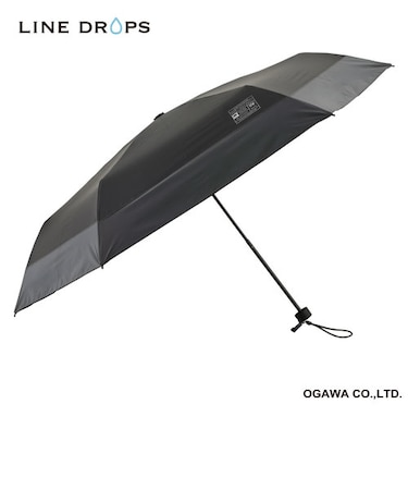 「そなえるパラソル」晴雨兼用折りたたみ傘　55㎝　ブラック