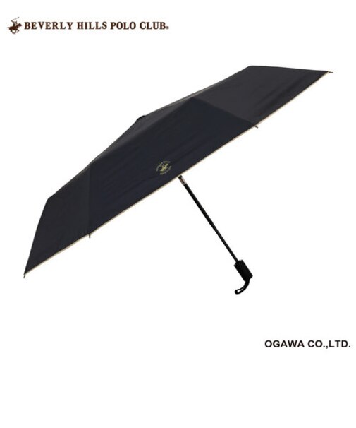 BHPC 紳士60cm　晴雨兼用自動開閉傘/無地ブラック