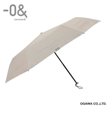 ゼロボーダー　晴雨兼用日傘　軽量折りたたみ　50㎝　サンドベージュ