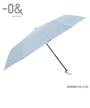 ゼロボーダー　晴雨兼用日傘　軽量折りたたみ　50㎝　レイクブルー