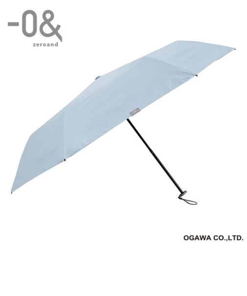 ゼロボーダー　晴雨兼用日傘　軽量折りたたみ　50㎝　レイクブルー