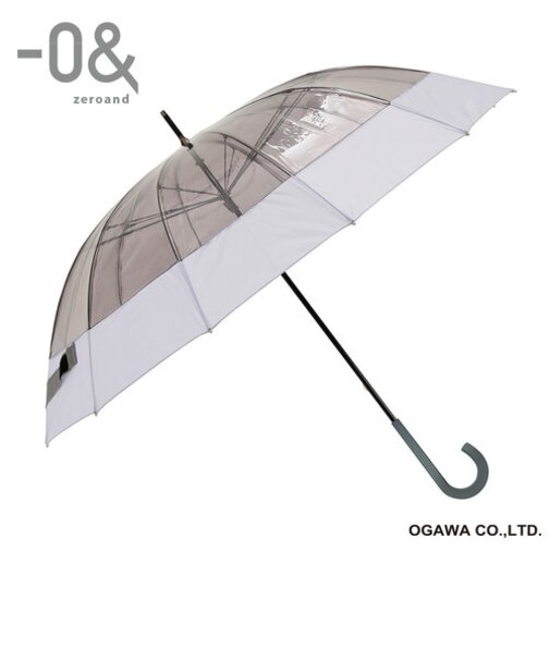 ゼロボーダー　12本骨POE切継ぎ雨傘　60㎝　パープル