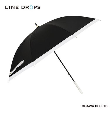 グログランリボン　晴雨兼用傘　ブラック