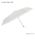 グログランリボン　晴雨兼用折りたたみ傘　ホワイト