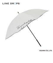 刺繍　晴雨兼用傘　ホワイト